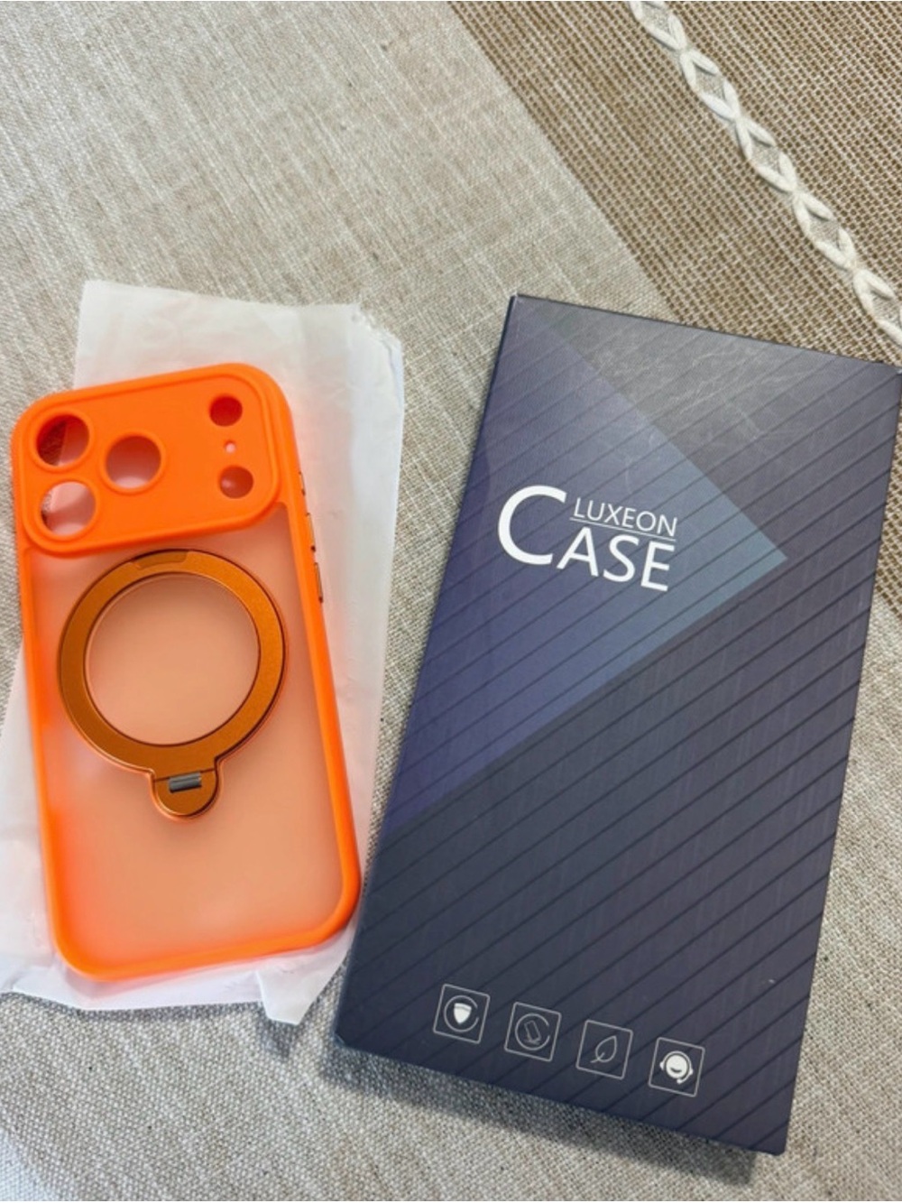 New Luxe Orange Matte Phone Case for IPhone 17 Pro